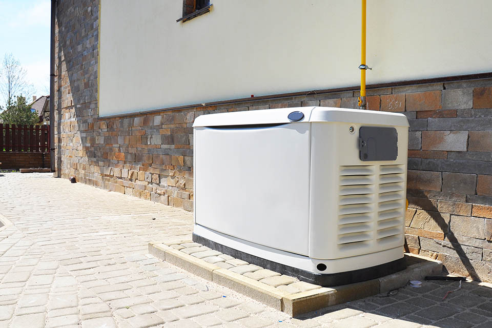 outdoor generator unit